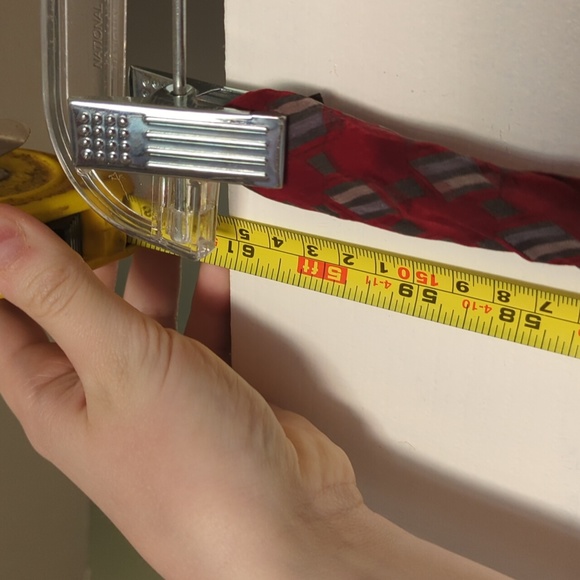 61-in Stanley Blacker maroon patterned silk tie - Picture 5 of 5